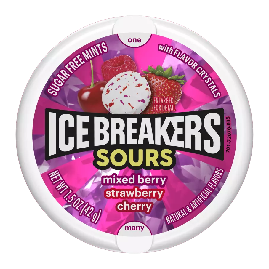 Hershey's Ice Breakers Sours Mixed Berry Mints
