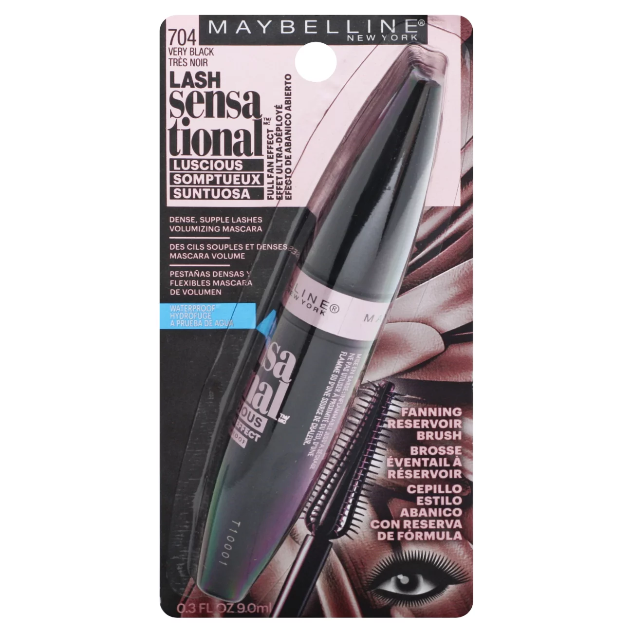 Maybelline Lash Sensational Waterproof Mascara 704 Very Black