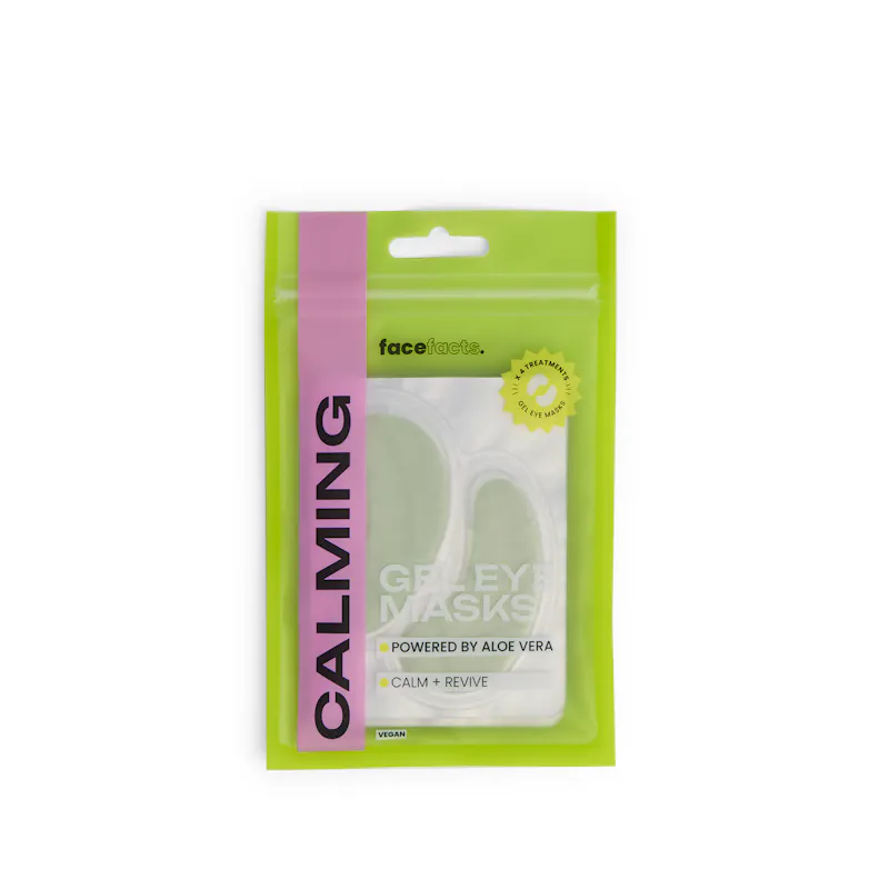 Face Facts Gel Eye Mask Calming 4 Pairs