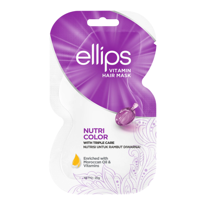 Ellips Vitamin Hair Mask Nutri Color Purple
