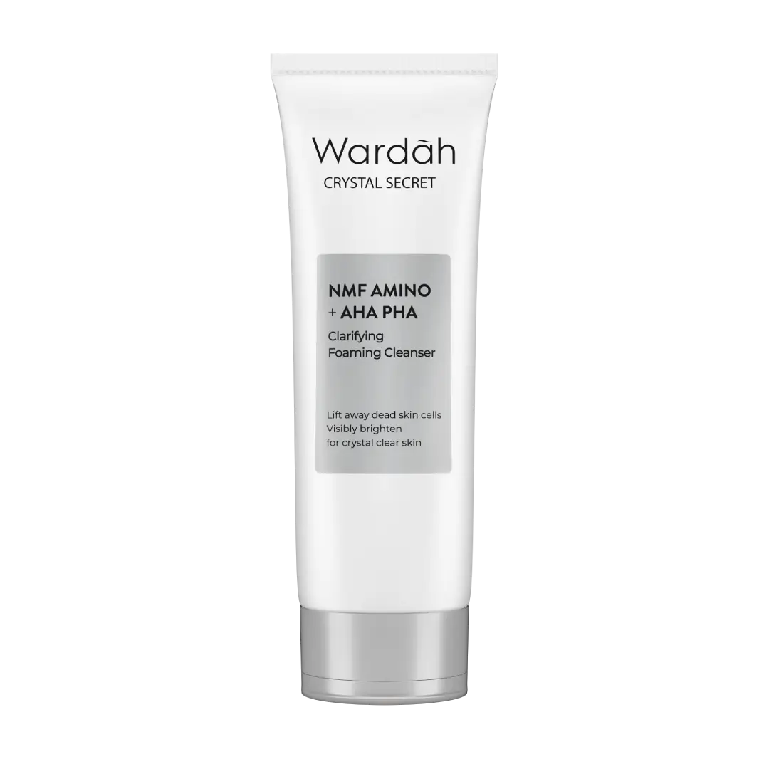 Wardah Crystal Secret NMF Amino + AHA PHA Clarifying Foaming Cleanser 100ml