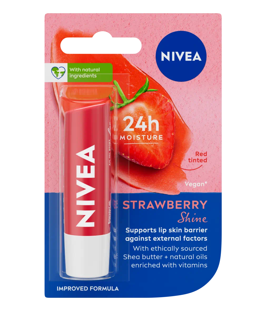 Nivea Lip Balm Strawberry Shine