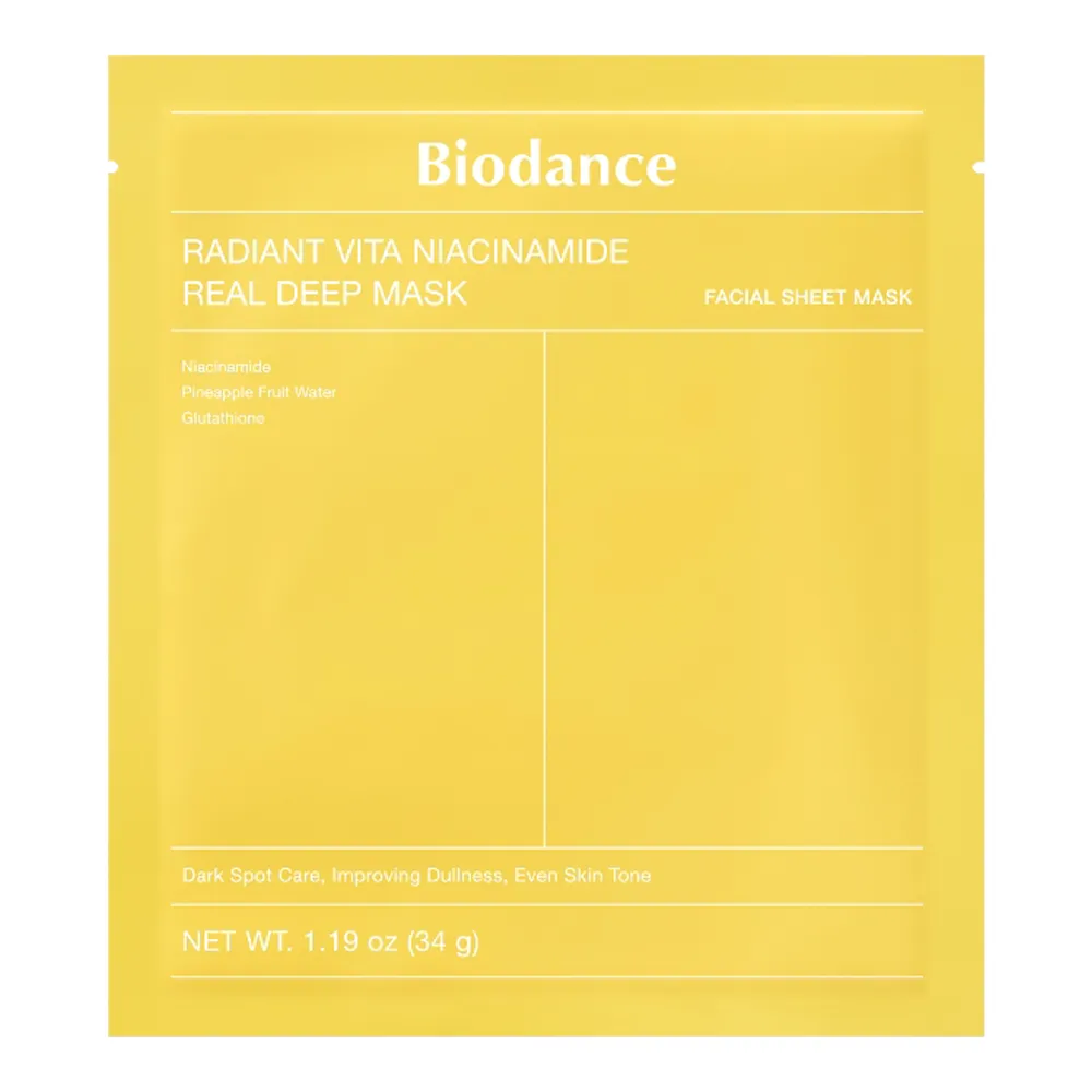 Biodance Face Mask 1s Radiant Vita Niacinamide