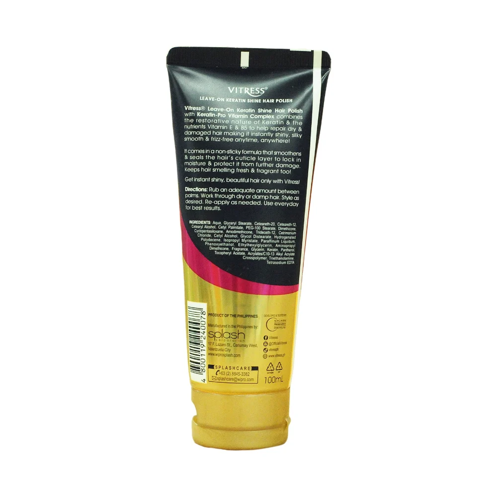 Vitress Keratin Shine Hair Polish Leave-On