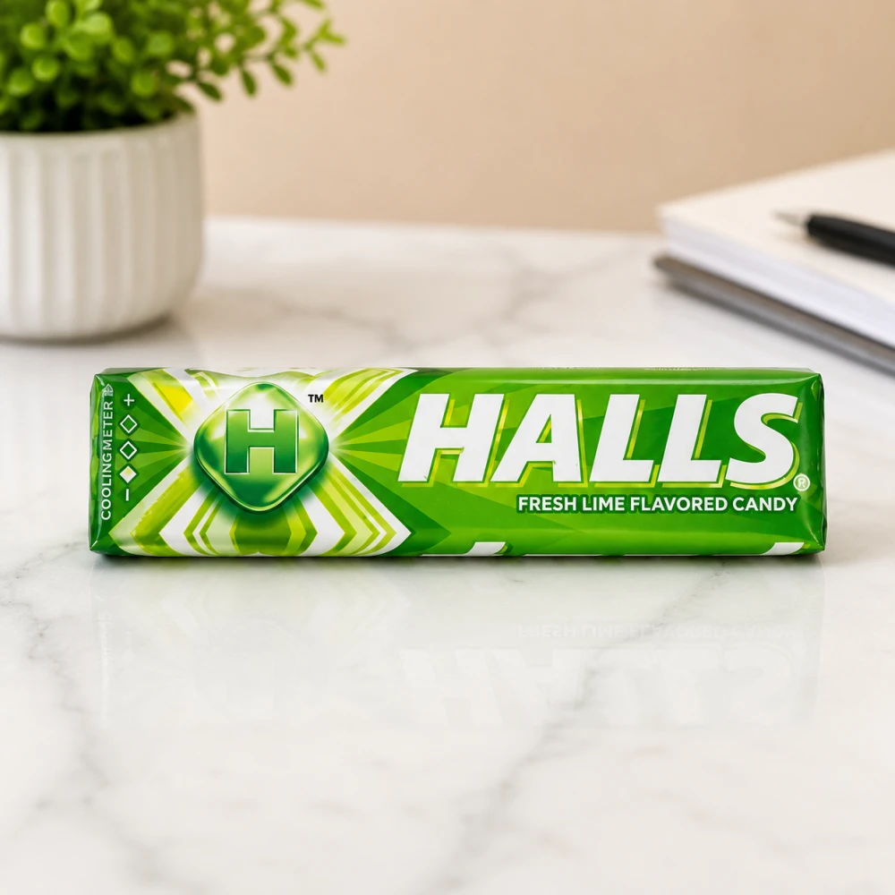Halls Fruitti Candy 9s Fresh Lime