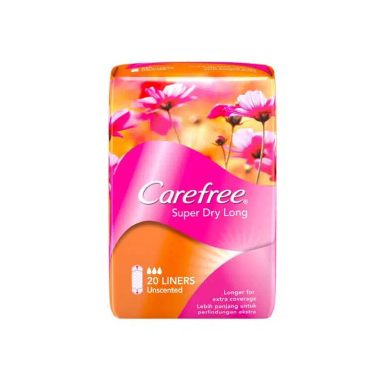 Carefree Super Dry Long Unscented 20s