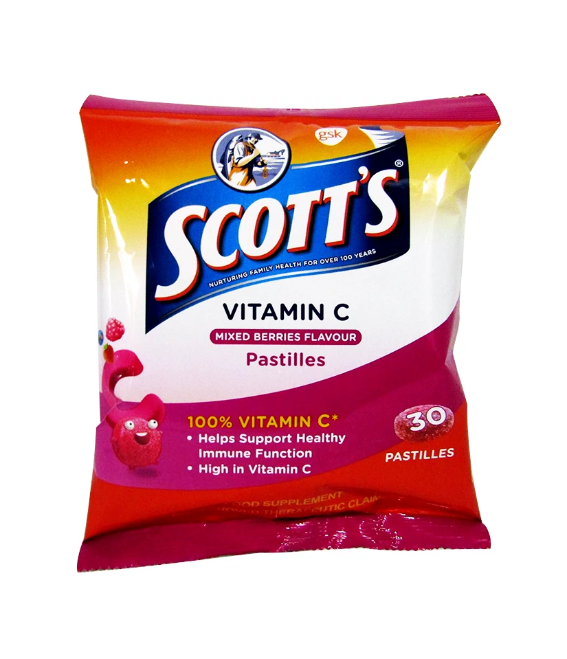 Scott's Vitamin C Pastilles Zipper Mixed Berries