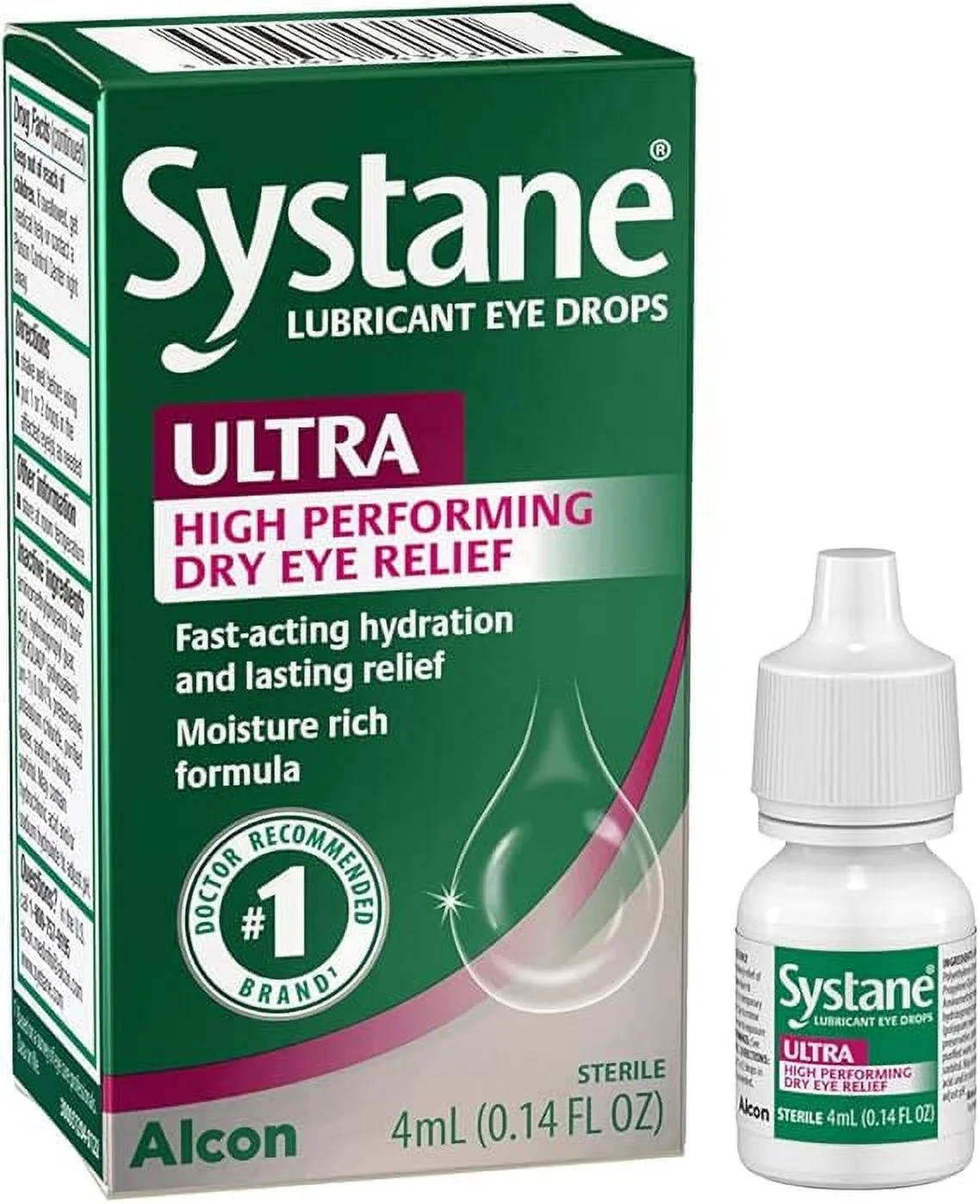 Systane Ultra Lubricant Eye Drops High Performance