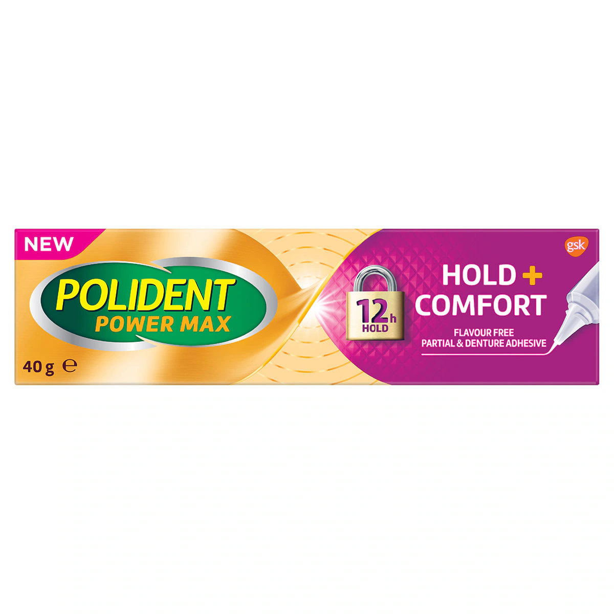 Polident Denture Fixative Power Max Hold + Gum Protect