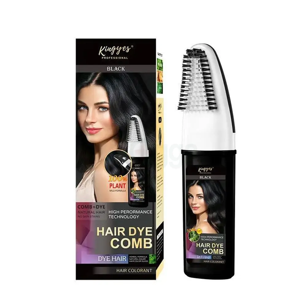 Kingyes Professional Hair Dye Comb 200ml Black