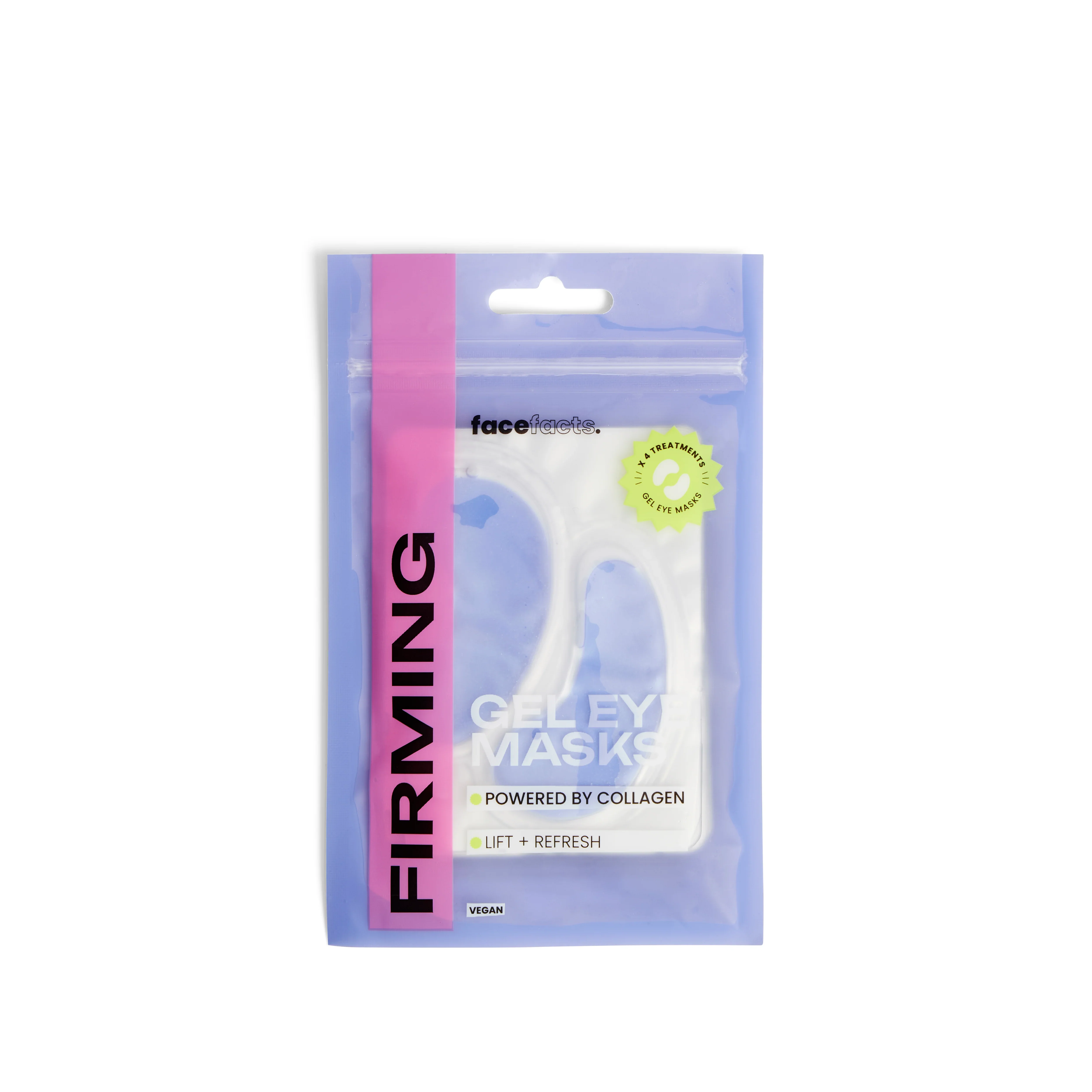 Face Facts Gel Eye Mask Firming 4 Pairs
