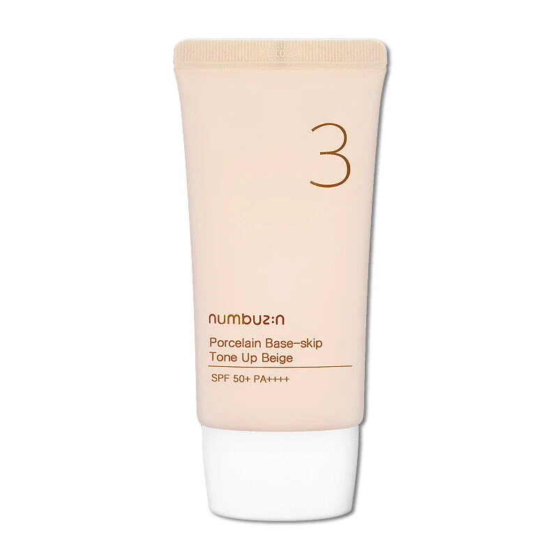 Numbuzin No.3 Porcelain Base-Skip Tone Up Beige 50ml