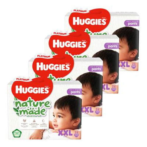 Huggies Platinum Nature Made Pants XXL 26s(1Carton=4pack)