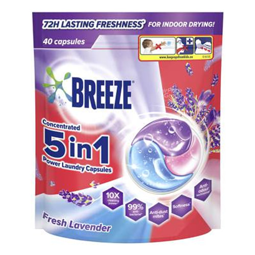 Breeze Laundry 5 in 1 Fresh Lavender