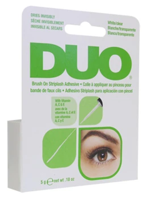 Duo Brush On Striplash Adhesive White Clear