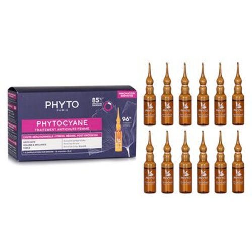 PHYTO Phytocyane Treatment Anti Hair Loss 12x5ml Box Set