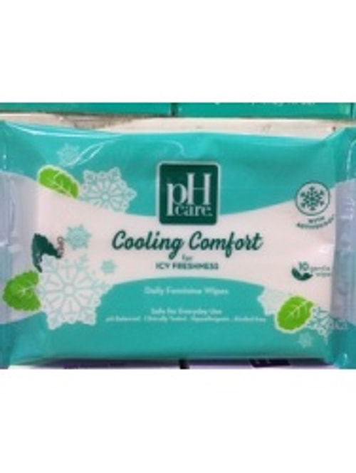 pH Care Feminine Wipes 10s Cooling Comfort
