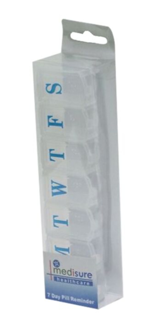 Medisure 7 Day Pill Box Rectangle