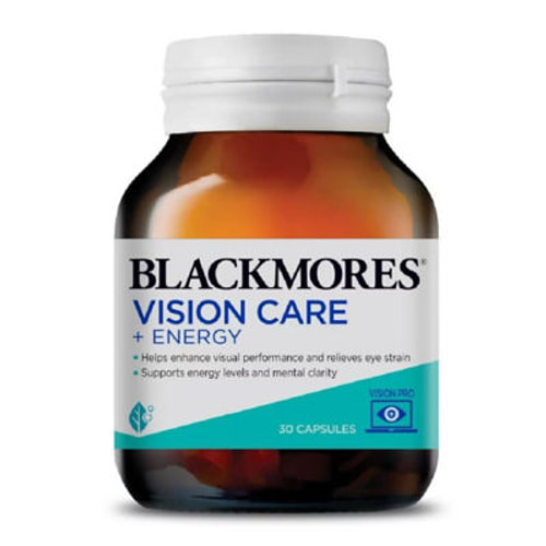 Blackmores Vision Care + Energy 30 Capsules