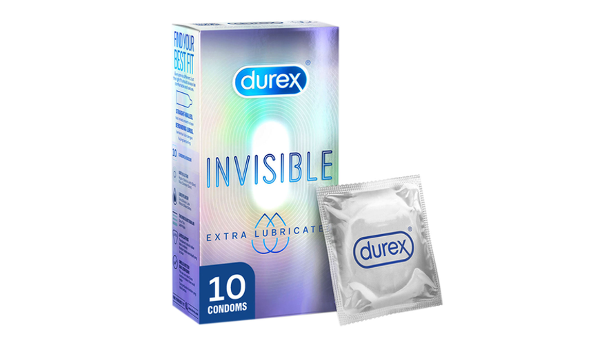 Durex Invisible 10s Extra Lubricated