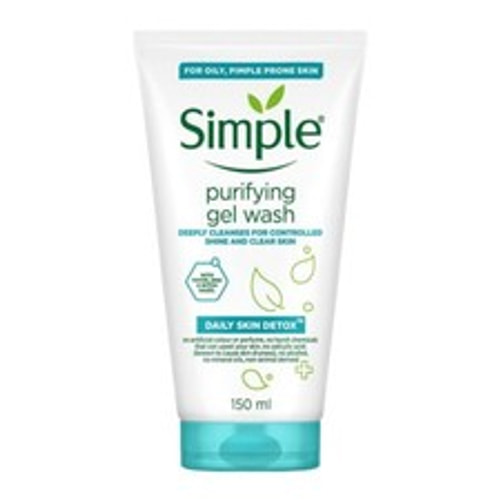 Simple Daily Skin Detox Purifying Facial Wash 150ml