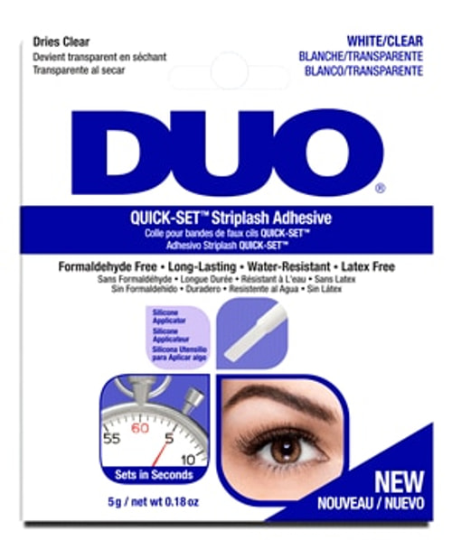 Duo Quick-Set Striplash Adhesive White Clear