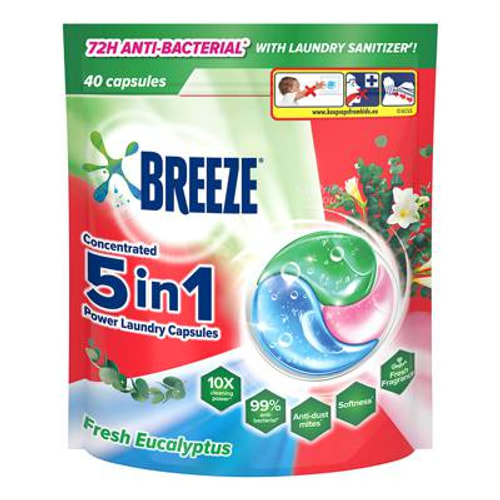 Breeze Laundry 5 in 1 Fresh Eucalyptus