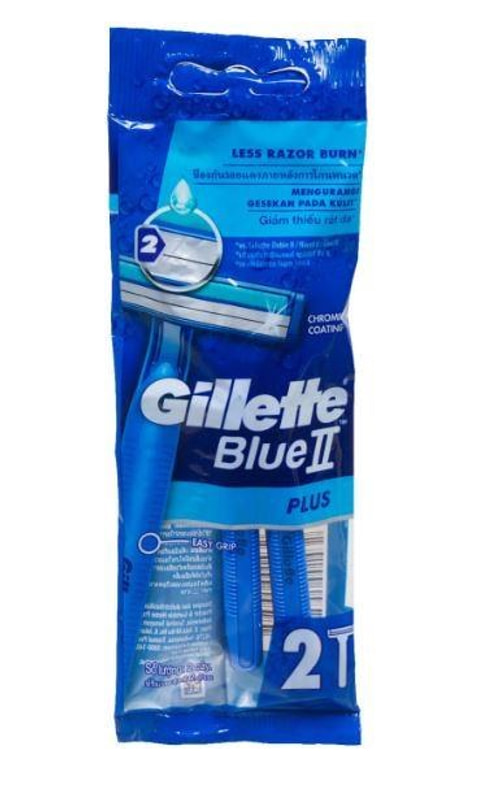 Gillette Blue II Plus Disposable Razor 2 Pack