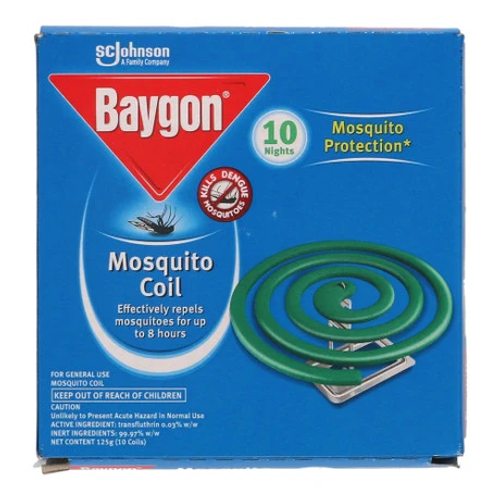 Baygon Mosquito Coil 125g 10s