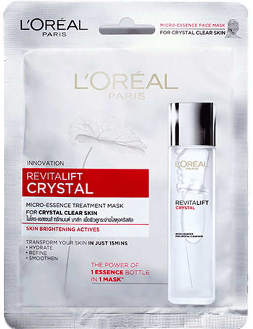 L'Oréal Revitalift Crystal Face Mask 1s Skin Brightening