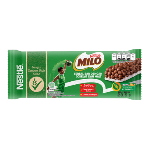 Nestlé MILO Cereal Bar with Chocolate and Malt