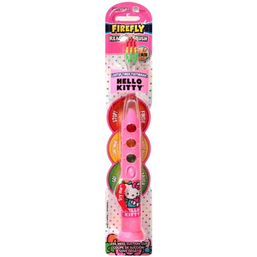 Firefly Toothbrush Light-Up Timer Hello Kitty 1s Soft For 3+ Years Old